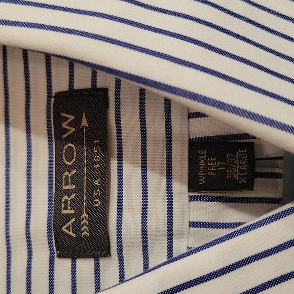 Arrow Fairfield Pinpoint XL Dress Shirt - Picture 2 of 3